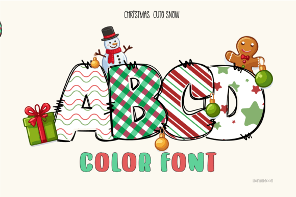 Christmas Cute Snow: A Festive Font for Holiday Magic