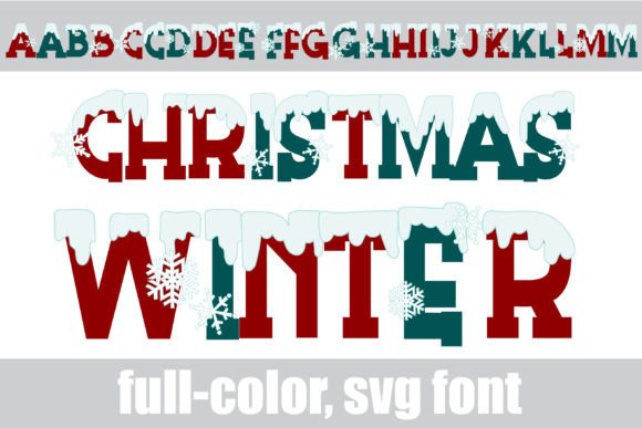 Christmas Winter: A Festive Serif Font for Holiday Designs