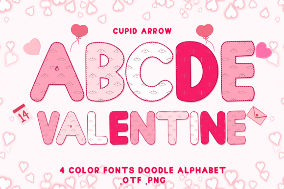 Cupid Arrow: Adorable Color Fonts for Heartfelt Design