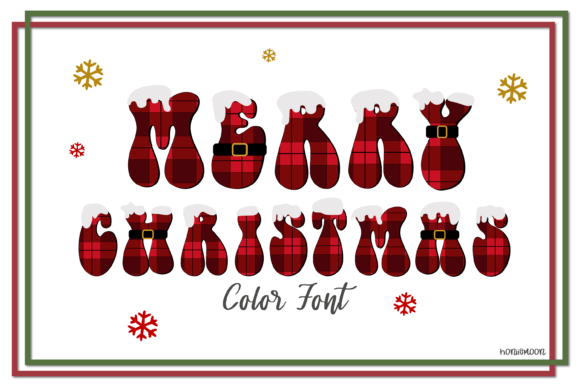 Designing a Memorable Holiday: The Merry Christmas Color Font