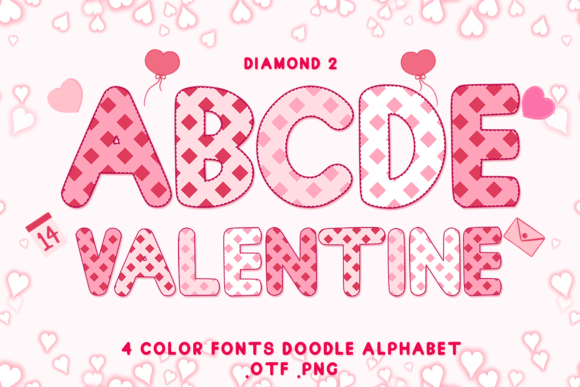 Diamond 2: A Color Font for Heartfelt Design