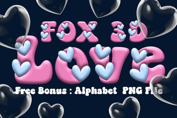 Exploring Fox Love 3D: A Creative Color Font for Affectionate Designs