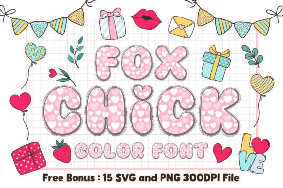 Fox Chick: A Playful Color Font for Your Creative Projects