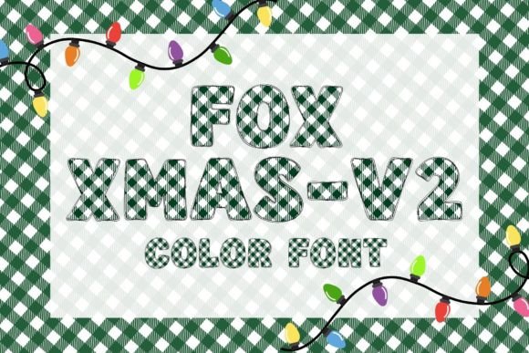 Fox Xmas-v2: A Festive Display Font for Creative Projects