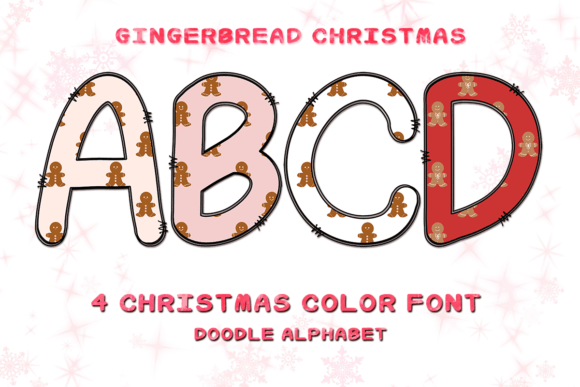 Gingerbread: A Color Font That Brings Festive Joy