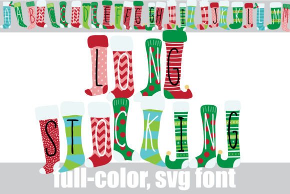 Long Stockings: A Festive Display Font for Holiday Designs