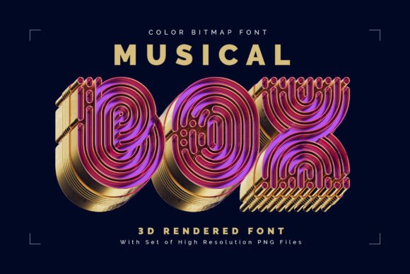 Musical Box: Where Vintage Brass Meets Modern Digital Type