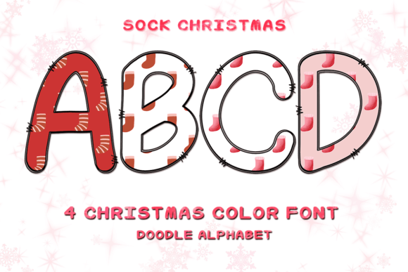 Sock: A Color Font Bursting with Festive Charm