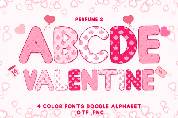 Valentine's Day Magic: The Perfume 2 Color Font