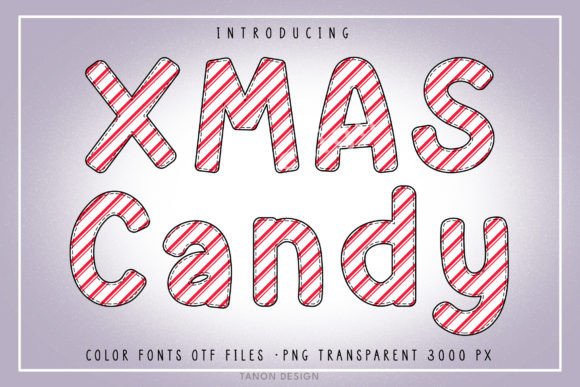 Xmas Candy: A Sweet Font for Festive Design Projects