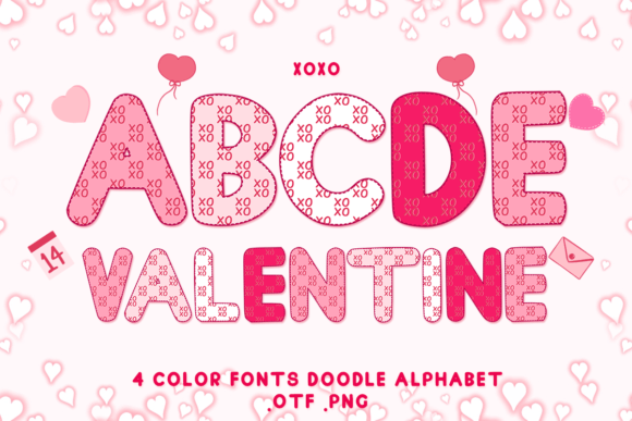 Xoxo: The Ultimate Color Font for Heartfelt Design